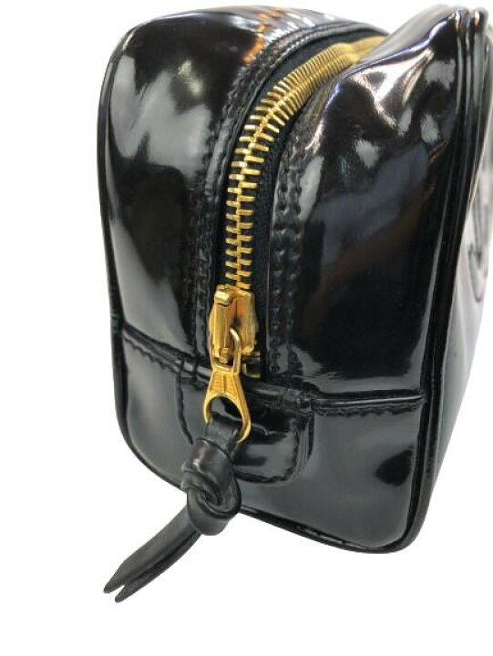 楽天市場】シャネル CHANEL 小物入れ パテントレザー エナメル 黒 化粧 