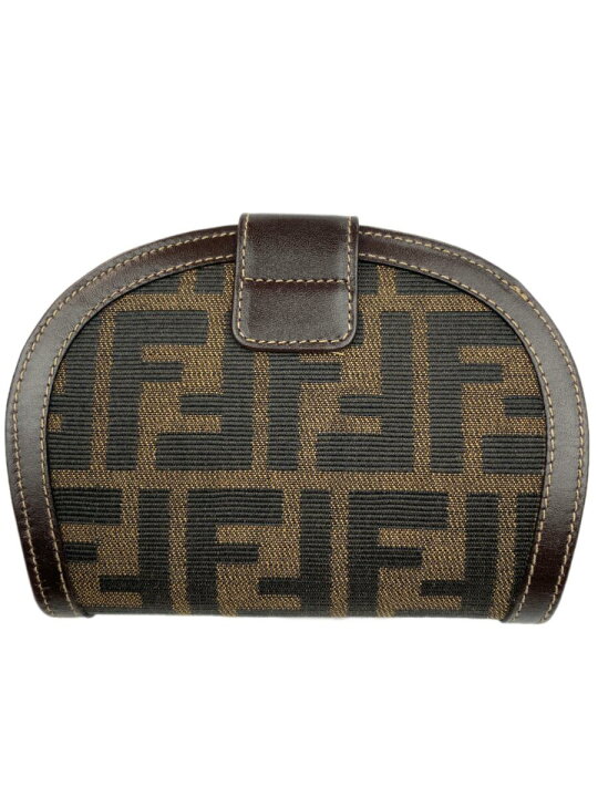 楽天市場】【未使用品】 FENDI フェンディ ズッカ柄 ハーフムーン 