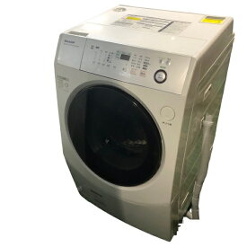 【中古】シャープ ドラム式洗濯乾燥機 9kg ES-V540-NL 2014年製 SHARP【洗濯機】