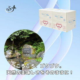ごろごろ水バックインボックス10L/20L送料無料（北海道・沖縄・離島に関しては別料金を頂きます）産地直送 20Lbox 奈良　大峯山 名水百選 ミネラルウォーター 国内天然水 ギフト　お中元　お歳暮 吉野郡天川村 水　みず　ゴロゴロ水