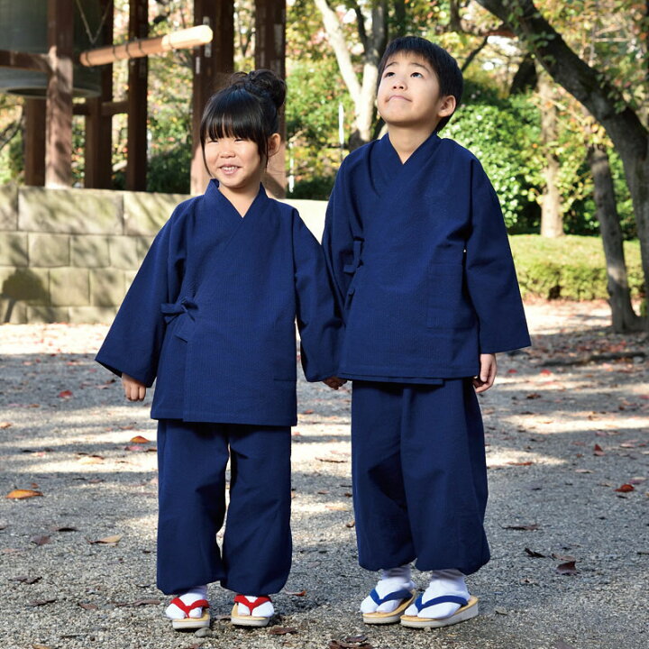 楽天市場 子供用 小児用 キッズ 作務衣 さむえ 男の子 男子 メンズ 女の子 女子 レディース 祭り 夏祭り 花火 寺 寺院 春夏 春夏用 洗える 日本製 100 110 1cm 綿100 子供用 変わり織しじら作務衣 M Ll こどもの日 作務衣 和装の五彩堂