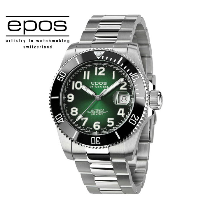 楽天市場】エポス スポーティブ ダイバー チタニウム 3504TIGRM 腕時計  