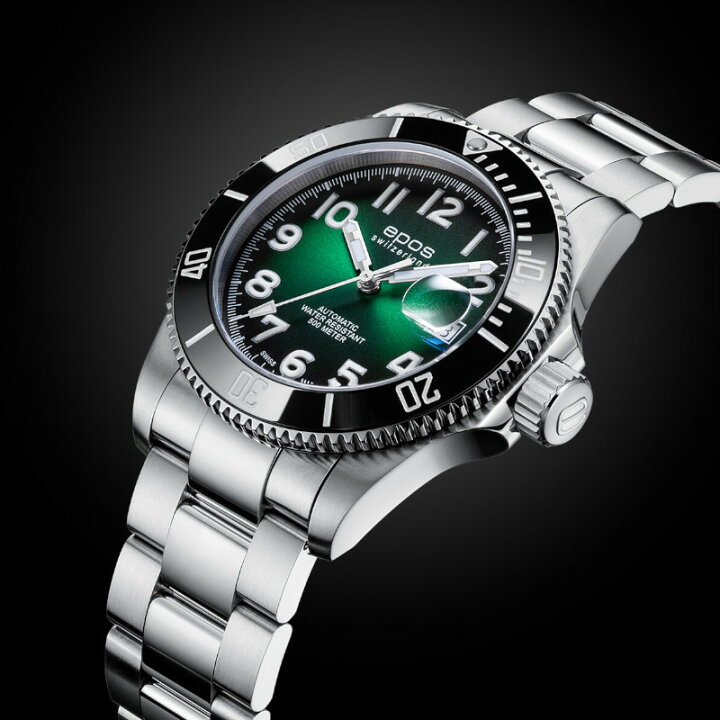 楽天市場】エポス スポーティブ ダイバー チタニウム 3504TIGRM 腕時計  