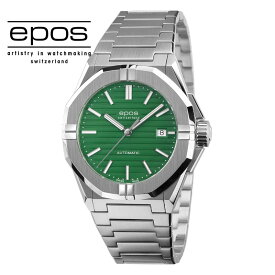 【タイムセール】エポス スポーティブ 3506GR 腕時計 メンズ 自動巻 epos Sportive ダイバーズウォッチ メタルブレス