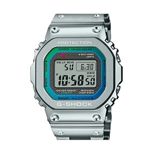 カシオ ジーショック フルメタル 5000シリーズ GMW-B5000PC-1JF 腕時計 メンズ ソーラー シルバー ブルー CASIO G-SHOCK 5000 SERIES Gショック