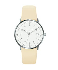 ユンハンス マックスビル レディ 047 4252 02 サファイアクリスタル 腕時計 レディース JUNGHANS Max Bill 047/4252.02 レザーストラップ 047425202