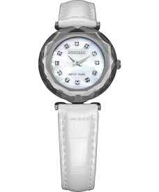 特価品 ジョウィサ J1シリーズ サファイア 1.069.S 腕時計 レディース JOWISSA Safira 99 クロノグラフ レザーストラップ ホワイト系
