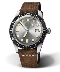 アウトレット オリス ダイバーズ65 73377204051F (カーフ/ブラウン) 腕時計 メンズ 自動巻 Oris Divers Sixty Five 733 7720 4051F ブラウン系