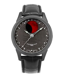 �V���E�{�[�O �u���b�h���[�����e�I���C�g BMOON-METEORITE-PVD �r���v �����Y SCHAUMBURG BLOOD MOON GRAND PERPETUAL ������ ���U�[�X�g���b�v �O���[�n �u���b�N�n