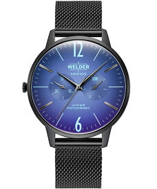 特価品 ウェルダー ムーディ 特価品 ウェルダースリム WWRS401 腕時計 メンズ WELDER MOODY SLIM DAY DATE 42MM ブラック系