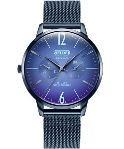 �����i �E�F���_�[ ���[�f�B �����i �E�F���_�[�X���� WWRS414 �r���v �����Y WELDER MOODY SLIM DAY DATE 42MM �u���[�n