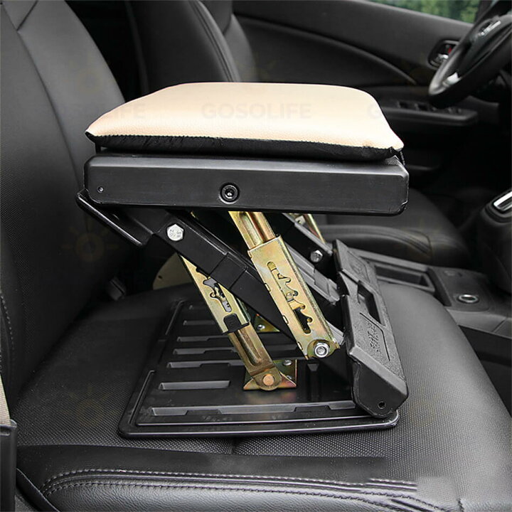 楽天市場】車 フットレスト 車用 カー用品 ブラック PVC レザー 高さ 