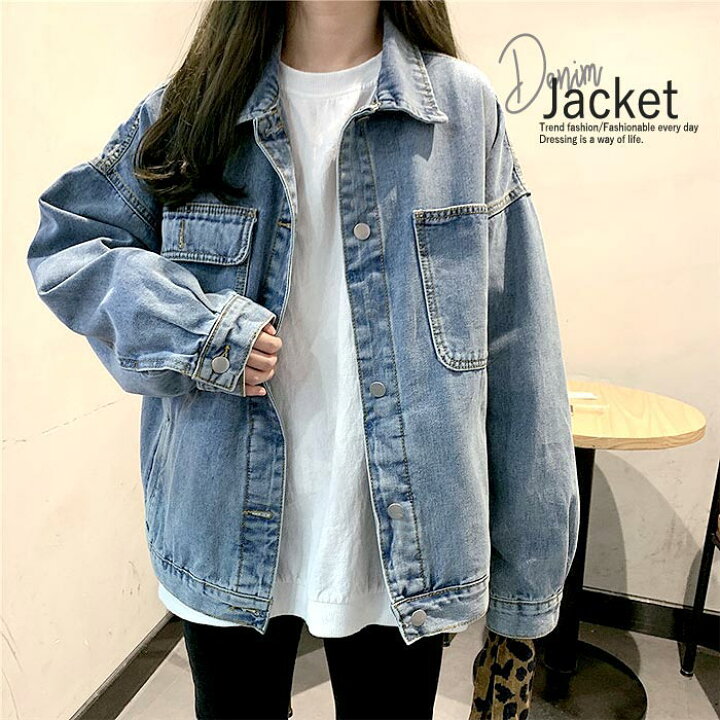 楽天市場 全品10 Offクーポン配布 28h限定 デニムジャケット ジャンパー Gジャン 長袖 レディース カジュアル アウター Jk139 Inbloom