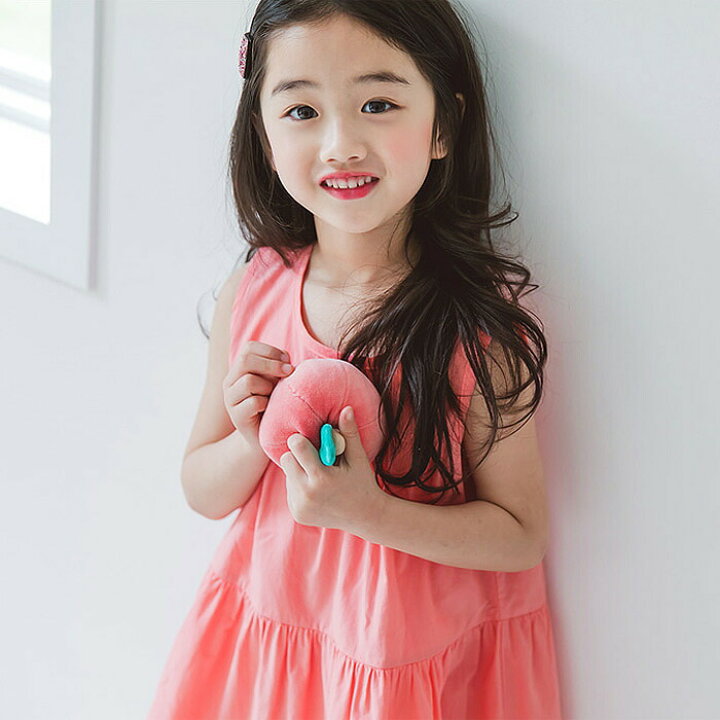 楽天市場 韓国子供服 ワンピース女の子 かわいい ノースリーブ ティアードスカート 夏 キッズ Miniroi ミニロイ Ad 454 ゆうパケット送料無料 郵3 Inbloom