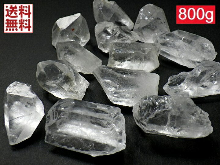 楽天市場】天然水晶 800gパック 水晶原石 クリスタル クォーツ 