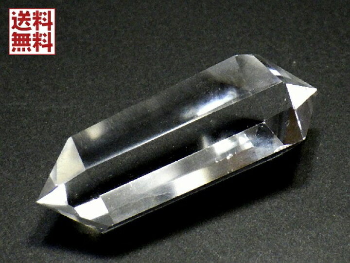 楽天市場】両剣 天然水晶 60mm 鑑別書付き 高品質 ダブルポイント 