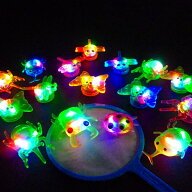 【光るすくい】ピカピカ森の生物48個セット【光るすくい　光る　すくい　縁日　景品　縁日すくい　スーパ…