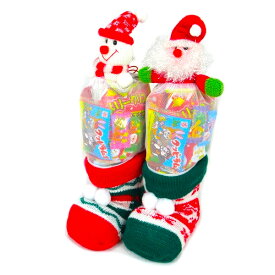 クリスマスブーツ14センチ【マスコットニットブーツ】★クリスマス　ブーツ　お菓子　詰め合わせ　駄菓子　クリスマスブーツ　子供　子供会