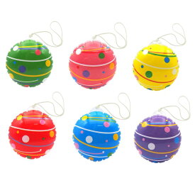 【空気ビニール】水ヨーヨー風カラフルエアーヨーヨー 12個セット【縁日 お祭り 夏祭り 空気ビニール玩具 景品 子供 子ども会】