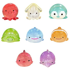 アクア水族館宝石マスコットラメ入り 48個セット【景品 子供 縁日すくい 縁日 お祭り 夏祭り】