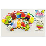 やわらかスクイーズ アイスキャンディ小 12個セット【景品 縁日 お祭り 夏祭り 景品玩具 おもちゃ 子供会…