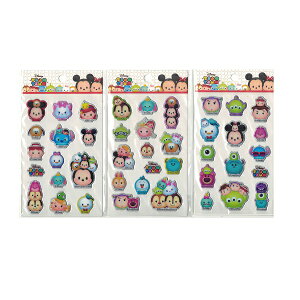 ディズニーかわいいぷっくりシール 24個セット【景品 縁日 お祭り シール オモチャ おもちゃ 玩具 業務用 景品玩具 貼る 子供会 自治会】