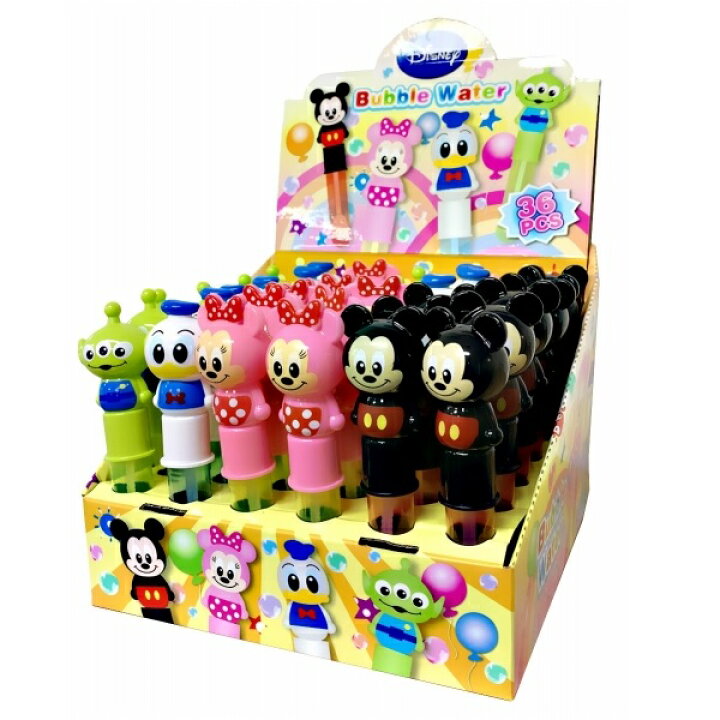 春の新作続々 ディズニーダイカットシャボン玉スティック 36個セット 景品 子供 子ども会 縁日 お祭り 夏祭り 幼稚園 保育園 保護者会 しゃぼん玉 Rmladv Com Br