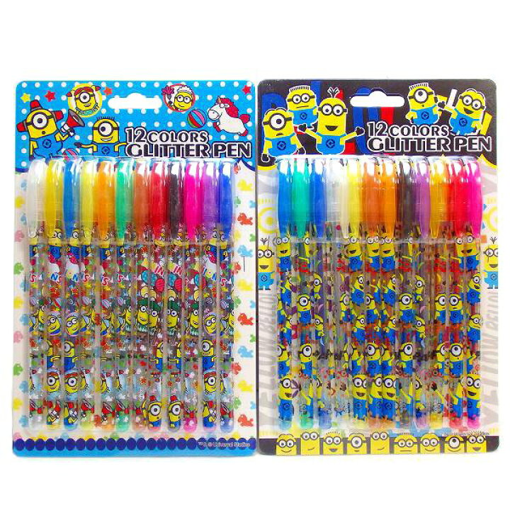 楽天市場】ミニオンズジェルペン12色【2】 8個セット【景品 子供 