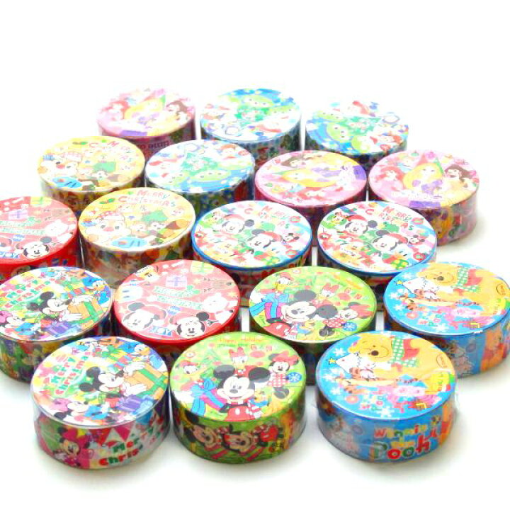楽天市場 クリスマスディズニーマスキングテープ 32個セット 景品 子供 おもちゃ 縁日 お祭り 子供会 イベント お祭りバンク