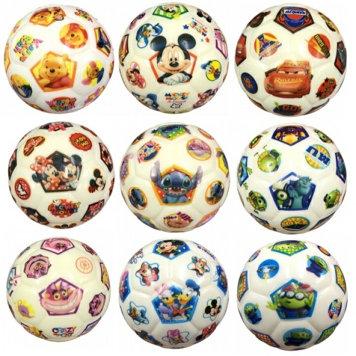 楽天市場 ディズニーカラフルサッカーpuボール 25個セット 景品 子供 文具 文房具 おもちゃ 縁日 お祭り 子供会 イベント お祭りバンク