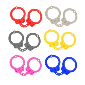 ぷにぷにTPR手錠 30個セット【景品 子供 縁日 お祭り 夏祭り イベント スクイーズ】