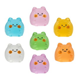 ほわっと蓄光マスコットネコちゃん 30個【景品　玩具　縁日　お祭り　景品玩具　おもちゃ　オモチャ　夏祭り　宝石すくい　宝石つかみ　景品つかみどり】