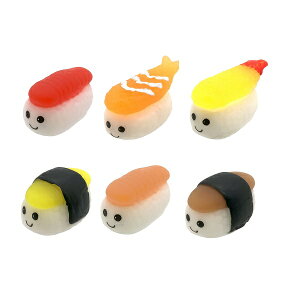 ぷにぷに寿司 30個セット【景品 子供 縁日 お祭り 夏祭り イベント スクイーズ】