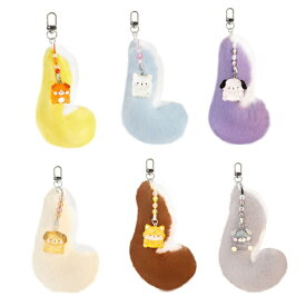 ぽちゃちゃワンちゃんしっぽキーホルダー 12個セット【景品 子供 子ども会 玩具 オモチャ おもちゃ 縁日 お祭り イベント お子様ランチ ランチ景品】