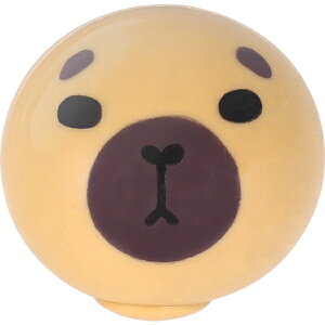 カピバラぺったんボール 12個セット【景品 子供 子供会 縁日 お祭り 夏祭り イベント スクイーズ】