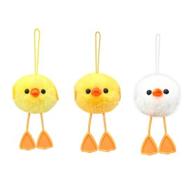 パタパタアヒルぬいぐるみストラップ 12個セット【景品 子供 子ども会 玩具 オモチャ おもちゃ 縁日 お祭り イベント お子様ランチ ランチ景品 ゲームセンター向け景品 アミューズメント景品】