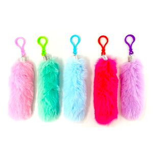 ふわりんしっぽキーホルダー 25個セット【景品 子供 子ども会 玩具 オモチャ おもちゃ 縁日 お祭り イベント お子様ランチ ランチ景品】