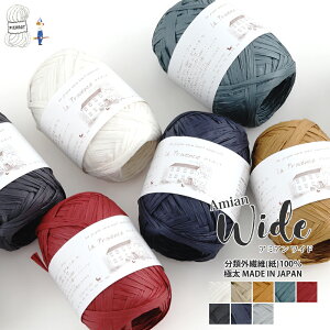 【1280】アミアンWide 紙 毛糸 Amian Wide ワイド ペーパーヤーン 極太 編み物 手芸 夏糸 毛糸ピエロ