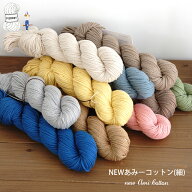 ＼TIME GOGO／コットン 毛糸【575】NEWあみーコットン（細） カセ 編み物 手芸 夏糸 毛糸ピエロ 返品不可