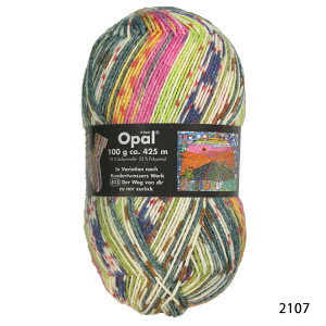 毛糸 【KIN-OPH】Opal Hundertwasser オパール フンデルトヴァッサー 4-ply ウール ソックヤーン 輸入糸 中細 段染め 靴下 編み物 手芸 毛糸ピエロ