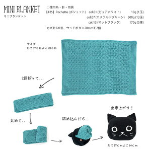 △０の付く日に新作更新♪△425bkミニブランケット