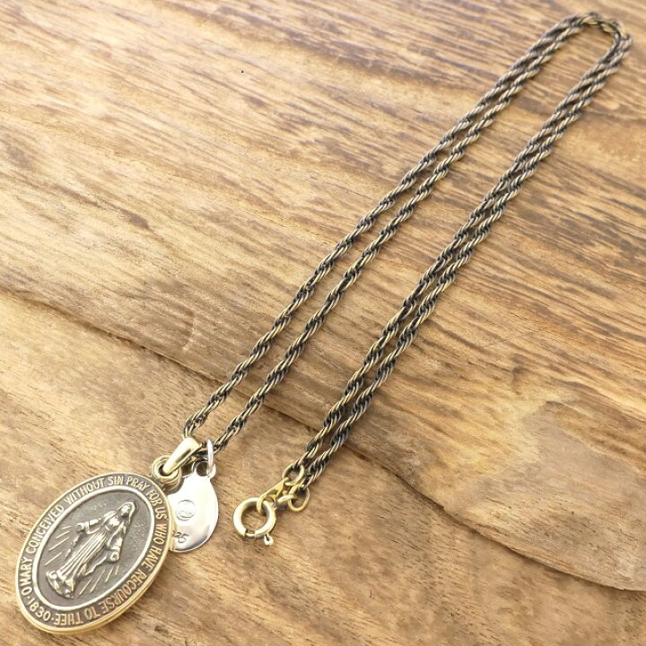 楽天市場】amp japan(アンプジャパン)マリア ネックレス メンズ真鍮  