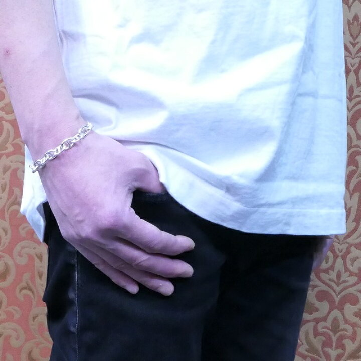 楽天市場】シェーヌダンクル チェーン ブレスレットメンズ レディース  