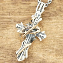 楽天市場】クロス ネックレス メンズ（金の純度K10）の通販 