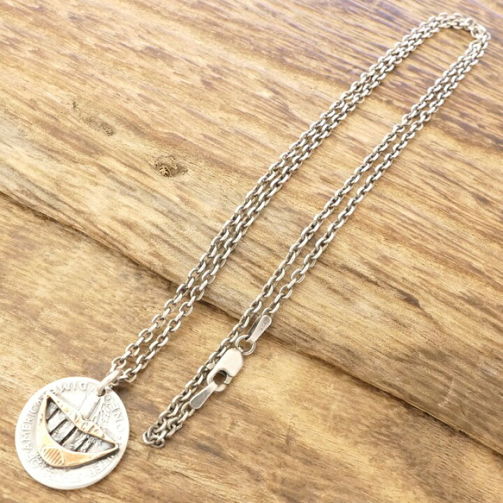 楽天市場 あす楽 North Works ノースワークス コインネックレス メンズリップ 唇ヴィンテージコインハンドメイド アクセサリーインディアンジュエリー ナバホ族メンズ レディースn 601b ギフト包装 送料無料 Gothic Tokyo