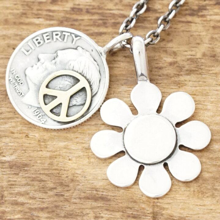 ネックレス NORTH WORKS / Flower Coin Necklace メンズ レディース 
