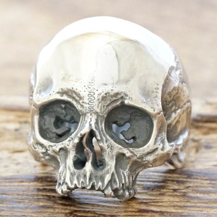 楽天市場】QUETZAL(ケツァール)リアル スカル リングシルバー 925 指輪  