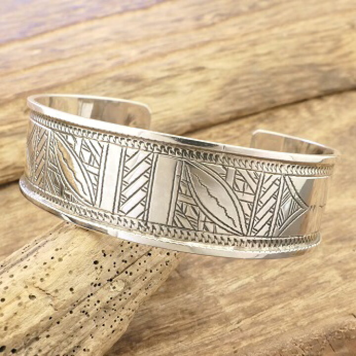 楽天市場】Tuareg silver(トゥアレグ シルバー)バングル メンズ  