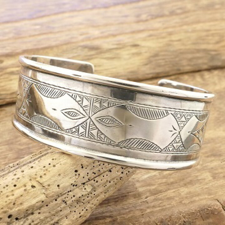 楽天市場】Tuareg silver(トゥアレグ シルバー)バングル メンズ  