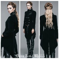【ゴスロリワールド】Devilゴシックダークプリンス風ジャケット黒ブラックゴスロリゴシックパンクロックロリータファッションビジュアル系V系レディースファッションライブ舞台衣装コスプレイベント服